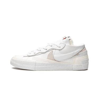 Imagem de Nike Mens Blazer Low DM6443 100 Sacai - White Patent Leather - Size 13
