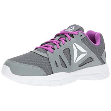 Imagem de Reebok Tênis feminino Trainfusion Nine 2.0 Track, Liga/cinza/violeta violeta/branco, 5