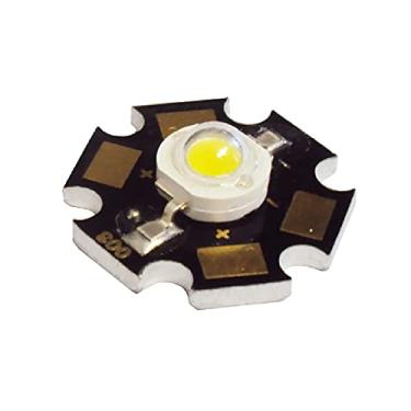 Imagem de DEMASLED - Alta potência 3W DC 2,4-3,8V entrada/saída 700mA LED chip luz de LED regulável com dissipador de calor base de alumínio contas de lâmpada ultra brilhante chip componente estrela (branco