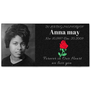 Imagem de JPAFHLM Lápide de mármore personalizada personalizada, pedra memorial do jardim, data de nome personalizado para comemorar a pedra memorial do seu ente querido, monumento de lápide do marcador de cemitério (ST10)