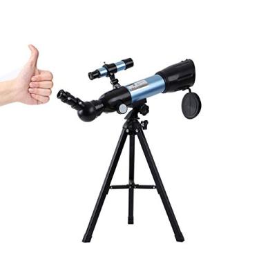 Imagem de Telescópios para adultos, estudantes e crianças, telescópio para iniciantes em astronomia, com escopo de localizador de tripé de mesa, presente ideal para espaço de aniversário, telescópio de