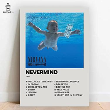 Imagem de Quadro Placa Decorativa Nirvana Nevermind em MDF