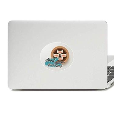 Imagem de Hong Kong Har Gow Dumplings Vinil Emblema Gráfico Laptop Adesivo Notebook Decalque