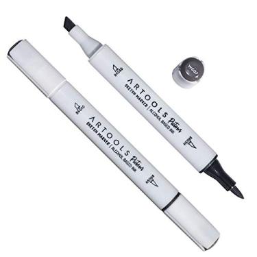 Imagem de Caneta Artools Pictom Ponta Dupla Warm Grey 7 WG07