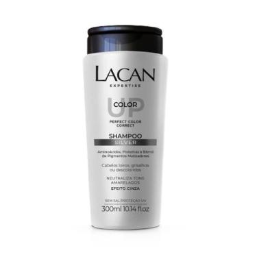 Imagem de Shampoo Silver Color Up Lacan 300ml Efeito Cinza