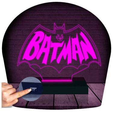 Imagem de Luminária Led 3D Batman Herói 4 |