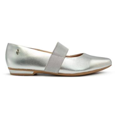 Imagem de Sapatilha Usaflex Feminina Couro Detalhe Elástico Casual UC0502