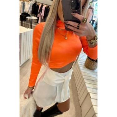 Imagem de Cropped Larissa Laranja Laranja G-Feminino