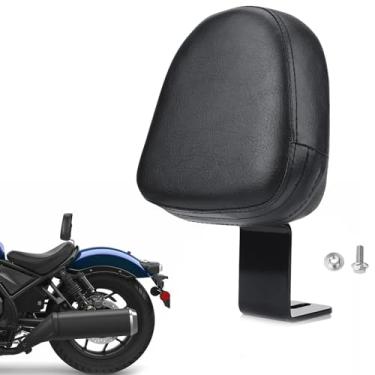 Imagem de GYMARK Encosto de motorista de motocicleta Sissy Bar Pad para H-onda Rebel 300 500 2017...