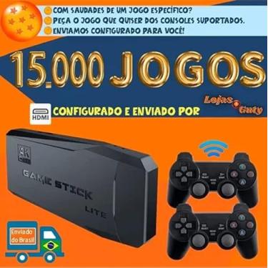 Imagem de Console Retrô Vídeo Game 4k Stick Jogos PS1 SNES MD GBA AT