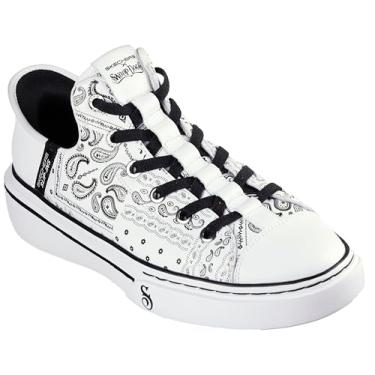 Imagem de Skechers Tênis masculino Snoop Dogg:Snoop One-Og Hands Free Slip-ins, Branco/preto, 40