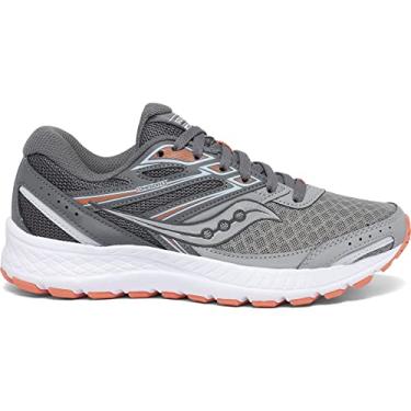 Imagem de Tênis de corrida feminino Saucony Cohesion 13, Alloy/ Coral/ Sky, 7.5