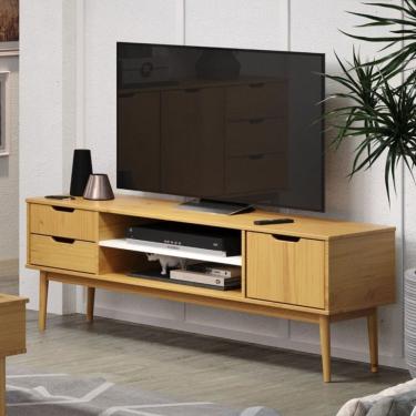 Imagem de Rack 1 Porta 2 Gavetas Nórdica Yescasa Roble