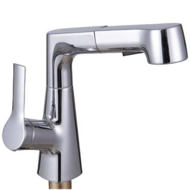 Imagem de Torneira Extensivel Gourmet Cozinha Banheiro Monocomando Pia Dois Jato
