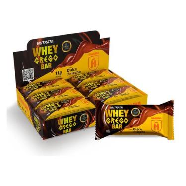 Imagem de Barra de Proteína Sabor Doce de Leite Havanna Whey Grego Display com 1