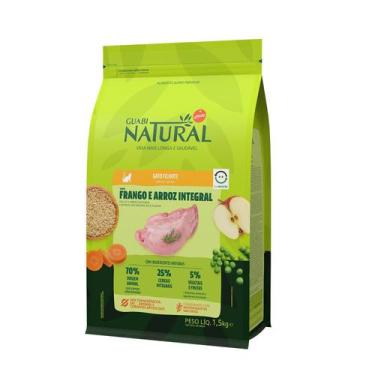 Imagem de Guabi Natural Gato Filhote Frango E Arroz 1,5Kg