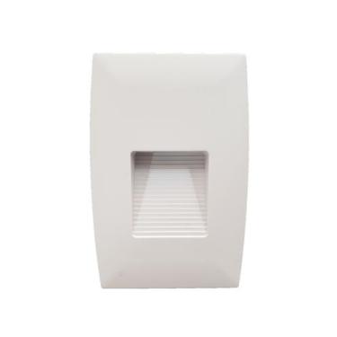 Imagem de Balizador Embutir Led 4x2 2w 3000k Parede Muro Escada Bivolt Branco - 