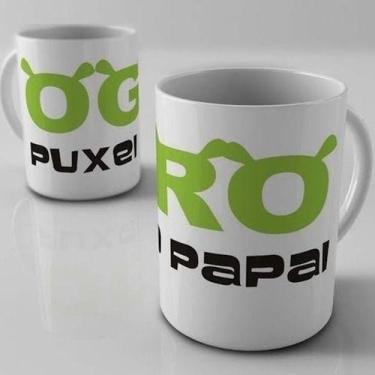 Imagem de Caneca Branca Ogro Puxei O Papai Shrek Frases Filmes Love - Alabama St