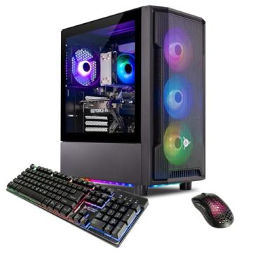 Imagem de Skytech Shadow Gaming PC, Intel i5 13400F 2,5 GHz, RTX 4060, 2TB NVME Gen3, 32GB DDR5 RAM RGB, 650W Gold PSU, Wi-Fi, Win 11 Home
