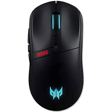 Imagem de Acer Mouse sem fio para jogos Predator Cestus 350: NVIDIA Reflex - até 16000 DPI - Iluminação RGB - 8 botões programáveis - Memória on-board - 5 configurações de perfil - Sensor Pixart 335 - Preto