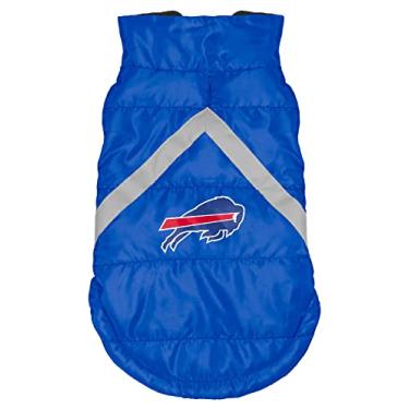 Imagem de Littlearth Colete unissex adulto NFL Buffalo Bills Pet Puffer, cor da equipe, PP