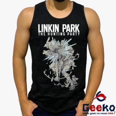 Imagem de Regata Linkin Park 100% Algodão The Hunting Party Rock Geeko, Preto, P