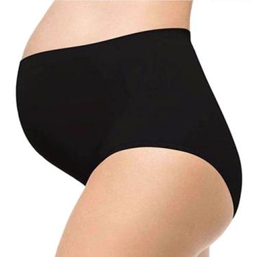 Imagem de Calcinha Gestante sem costura Lupo Loba , M, Preto