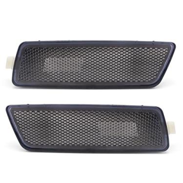 Imagem de UOIENRT 1K5945071A 1K5945072A Luzes de Marcação Lateral Para-choque Dianteiro, Lâmpadas de Sinalização de Direção, Substituição de Lente para Golf 5 G-T-I Jetta MK-5 2005-2009 Preto