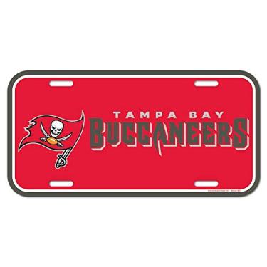 Imagem de Placa de licença NFL Tampa Bay Buccaneers, cor do time, tamanho único