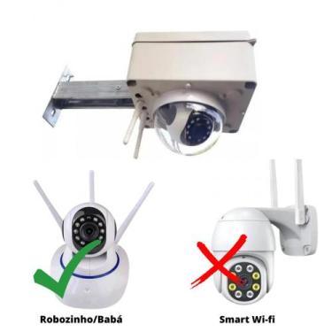Imagem de Case Suporte Capa Camera Ip 360 Robozinho Wifi Ip66 - Prime At