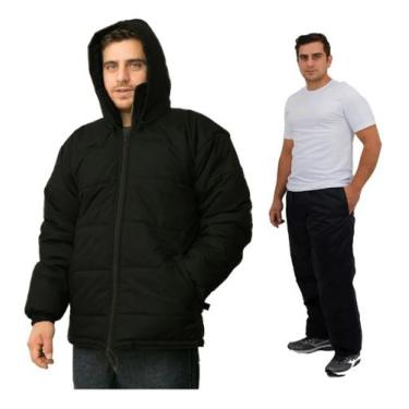 Imagem de Jaqueta Masculino Impermeável + Calça Impermeável Frio Intenso, Neve -