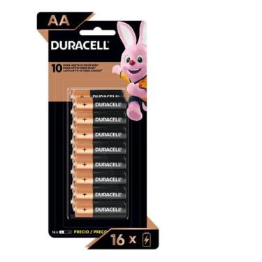 Imagem de Pilhas AA Alcalina Duracell Econopack C/16 Unidades