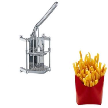 Imagem de Cortador Batata Frita Legumes Mural 10x10mm Alumínio - Malta