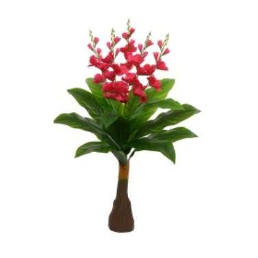 Imagem de Planta Árvore Artificial Flor Real Toque Rosa 1m - FLORESCER DECOR