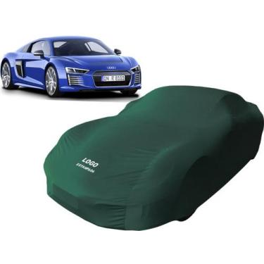 Imagem de Capa Para Proteger Pintura Carro Audi R8 Coupé Tecido Macio - Mz, Verd