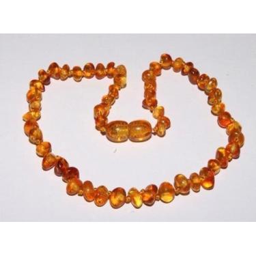 Imagem de Colar de âmbar bebê Importado da Lituânia - Deborah Slings, Mel polido