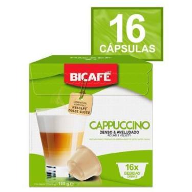 Imagem de Cápsula De Cappuccino Bicafé P/ Máquinas Dolce Gusto*, Cappuccino, Pla
