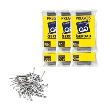 Imagem de Prego Polido Com Cabeça 10X10 1,5Mm X 23Mm 300G Gerdau