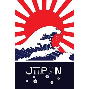 Imagem de Japan: Japon Carnet de Voyage - Cahier de Voyageurs Dot Grid Pointillé A5 - Dotted Journal de bord pour Ecrir. Livre pour l'écriture, dessiner. Souvenirs d'activités vacances - Notebook á points