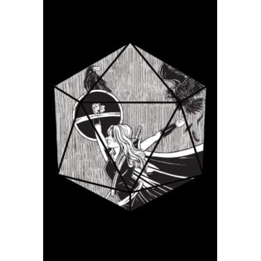 Imagem de Nordmann Schildmaid D20 - Notizbuch über Nordische Mythologie: DIN A5 (6x9) Notizbuch für Rollenspiel Enthusiasten und Pen and Paper RPG Fans mit 120 ... und Wochentage für die Tagebuch Funktion