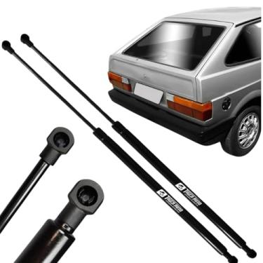 Imagem de Par Amortecedor Porta-Malas Volks VW Gol Quadrado com Limpador 1980 1981 1982 1983 1984 1985 1986 1987 1988 1989 1990 1991 1992 1993 1994 Tiger Auto Reposição de Qualidade