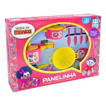 Imagem de Jogo De Cozinha Infantil Panelinhas Turmas Da Mônica - Nig