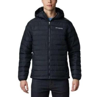 Imagem de Jaqueta Columbia Powder Lite II Hooded Masculino  - Preto P-Masculino