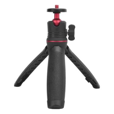 Imagem de Tripé de Desktop Extensível, ABS Silicone Tripod Stand Portátil Salto de tripé Portátil Com um Parafuso de 1/4 de Polegada Mini Selfie Stick Grip para Câmera Digital,