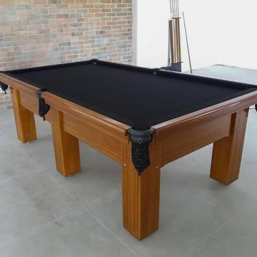 Imagem de Mesa de Sinuca e Bilhar Diver Madeira Maciça Carlin Bilhares Superfíci