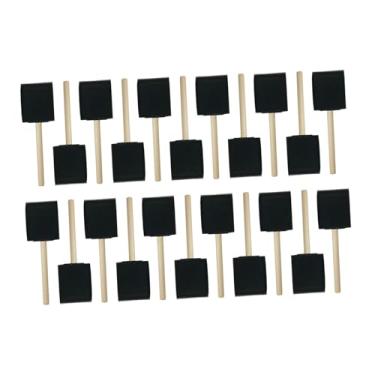 Imagem de Tachiuwa Esponjas de pintura infantil, pincéis de espuma, arte portátil, artesanato, suprimentos diy, cabo de madeira, pincéis de pintura para acrílicos, 5cm