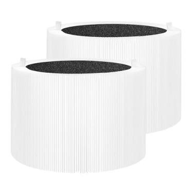 Imagem de Filtro de substituição 211i Max True HEPA para purificador de ar Blue Pure 211i Max, filtro de ar H13 True HEPA e carvão ativado, em comparação com a peça # F2MAX, pacote com 2