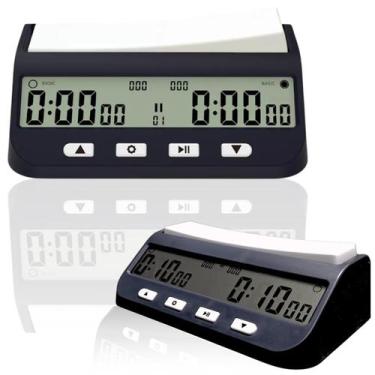 Imagem de Relógio digital Jogos Xadrez profissional Cronometro 5 Modos - Bell