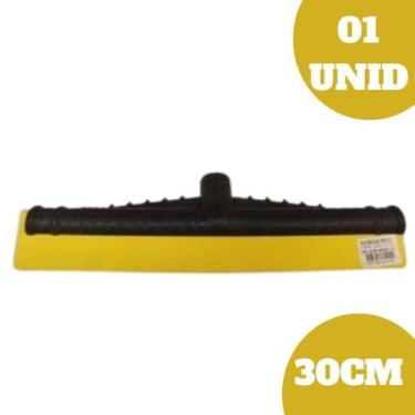 Imagem de Rodo Plástico Duplo 30cm  Resistente Puxa e Seca S/ Cabo