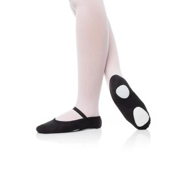 Imagem de Sapatilha Ballet Meia-Ponta Estudante Só Dança, em Lona, F23, Preto, 45